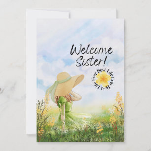 JW Baptism Félicitations Carte pour Soeurs