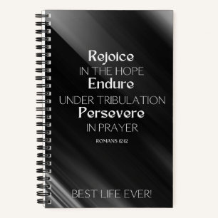 JW Carnet for Brothers -REJOICE ENDURE PERSEVERE