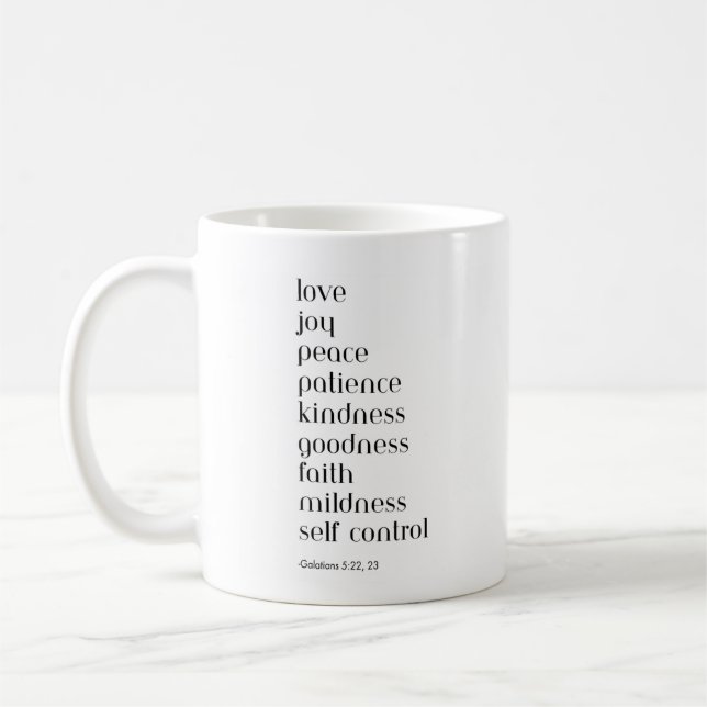 JW Fruitages of the Spirit mug (Gauche)