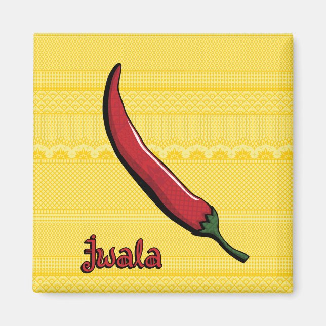 Jwala Chili Pepper Magnet (Devant)