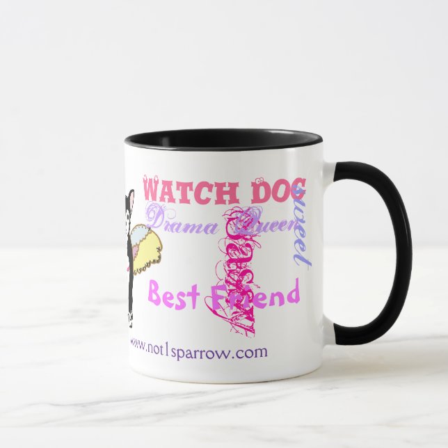 K-9 Cutie avec une tasse de cause (Droite)