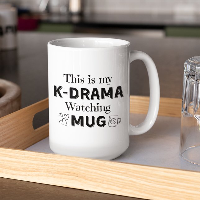 K-Drama Watching Mug (Créateur téléchargé)