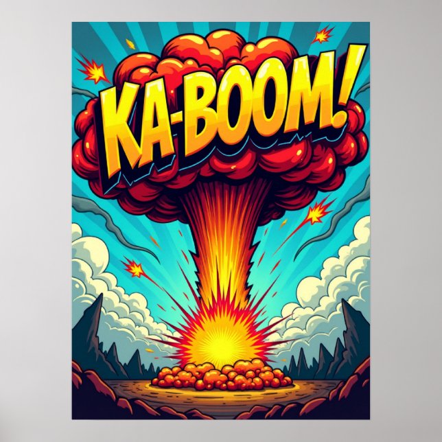KA-BOOM ! Poster de l'explosion d'art pop (Devant)