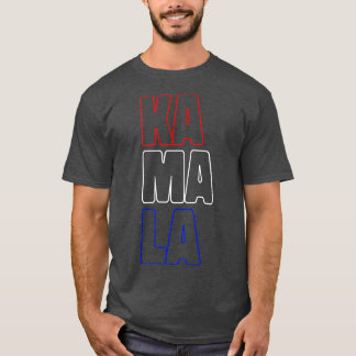 KA MA LA Kamala Rouge Blanc Bleu TShirt