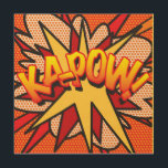 KA-POW Fun Retro Comic Book Pop art<br><div class="desc">Un design amusant,  cool et tendance rétro de bande dessinée pop art inspiré de l'art qui met le wham,  zap,  pow dans votre journée. Le cadeau parfait pour les super-héros,  vos amis,  votre famille ou comme un régal pour vous-même. Conçu par ComicBookPop© à l'adresse www.zazzle.com/comicbookpop*</div>