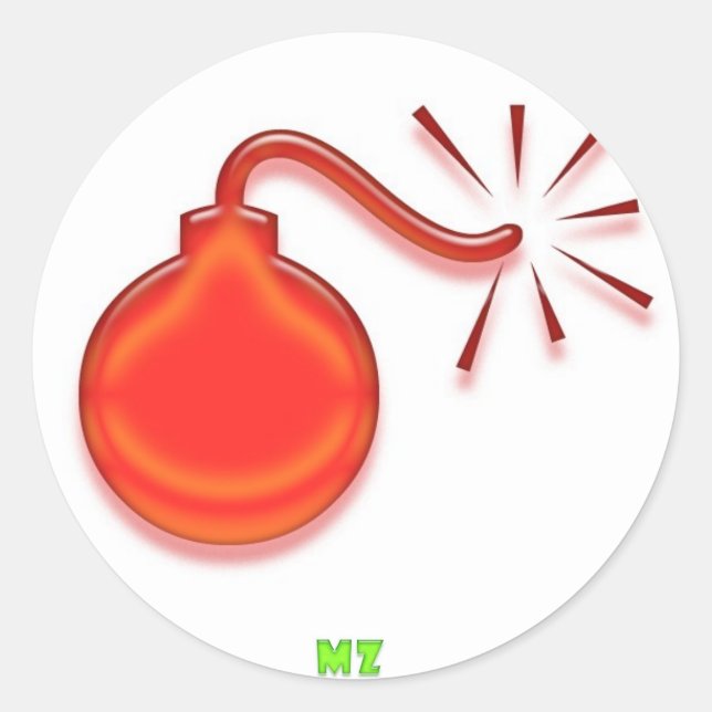 KABOOM ! Autocollants (Devant)