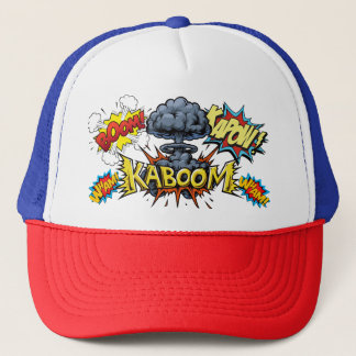 Kaboom Bam Wham Boom Comic Book Casquette de baseb