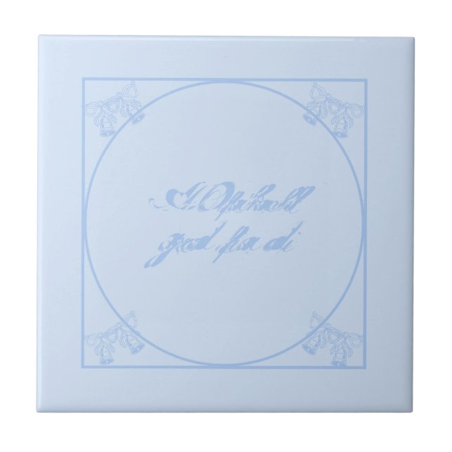 Kachel Carreaux Bayrisch Bayerisch Bairisch (Devant)