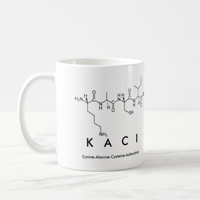 Kaci peptide nom mug (Gauche)