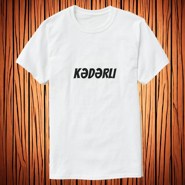 Kaderli | Triste en T-shirt azerbaïdjanais (Créateur téléchargé)