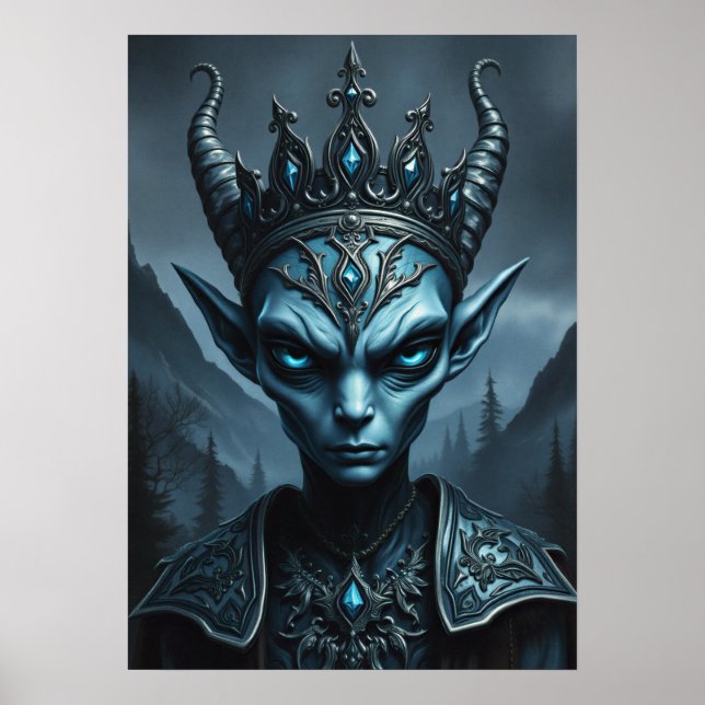 Kael'Thar le roi du Vide – Affiche de Dark Fantasy (Devant)