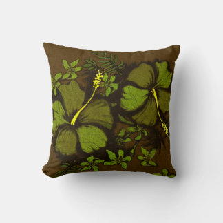 Kahala Hibiscus Hawaiian Carré Tropical Coussins