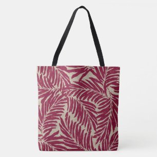 Kahanu Palms Hawaiian Linen Texture Sac de plage
