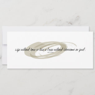 Kahlil Gibran Life Without Love Citation