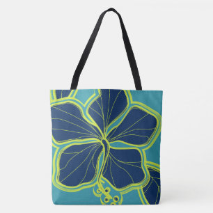 Kailua Hibiscus Hawaïen Sac de plage réversible