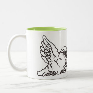 Kakapo tasses - oiseau natif Nz