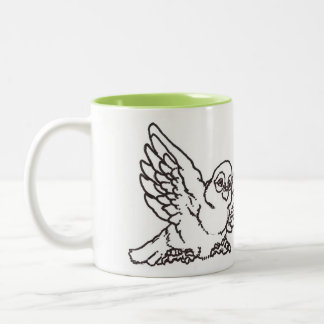 Kakapo tasses - oiseau natif Nz