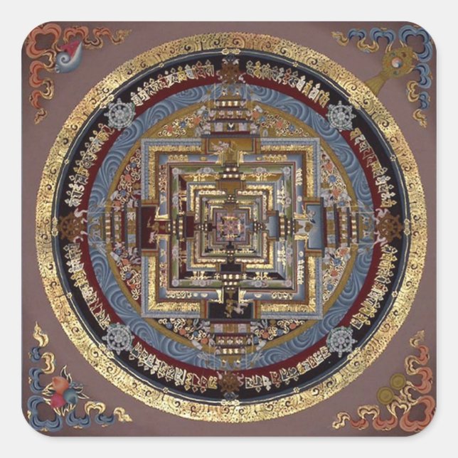 Kalachakra Mandala A Stickers (Devant)