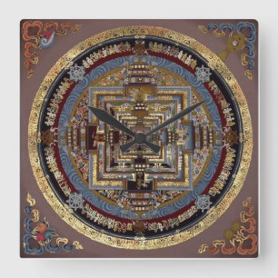 Kalachakra Mandala Une horloge murale