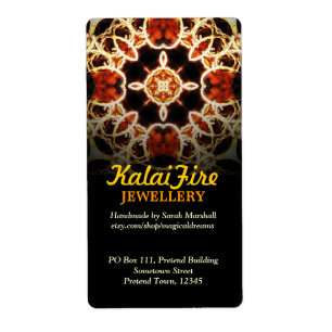 KalaiFire Bijoux Étiquette d'art géométrique