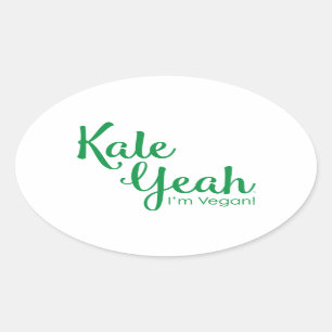 Kale Ouais je suis Vegan Sticker