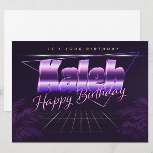 Kaleb Prénom Date de la rétro carte