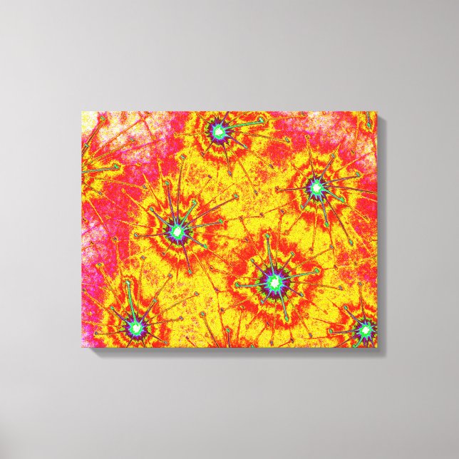 Kaleido Starburst – Impression sur toile premium (Recto)