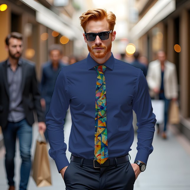 Kaleidoscope cosmique Cravate d'art Abstrait (Créateur téléchargé)