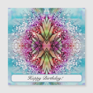 Kaléidoscope Dewdrops : Art Floral Abstrait