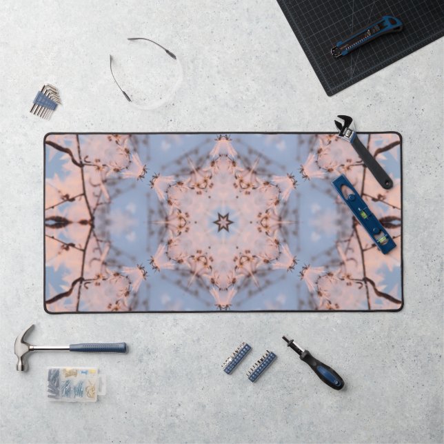 Kaleidoscope Matin Bleu & Frost Rose (Poste de travail)
