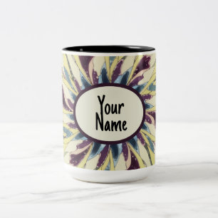 Kaléidoscope Personnalisé Design Café Mug