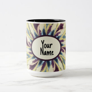 Kaléidoscope Personnalisé Design Café Mug