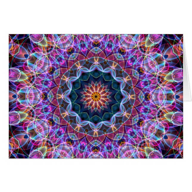 Kaléidoscope pourpre de Lotus (Devant horizontal)
