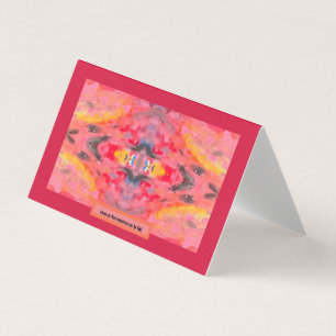 Kaleidoscope rose Abstrait