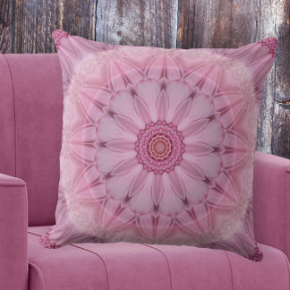 Kaleidoscope rose floral Coussin romantique