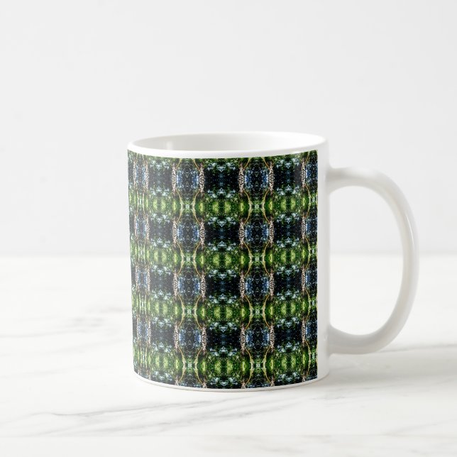 Kaléidoscope tasse à café vert (Droite)