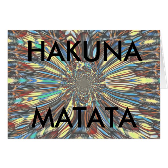 Kaleidoscope Urbain Hakuna Matata | Abstraction Vi (Devant horizontal)