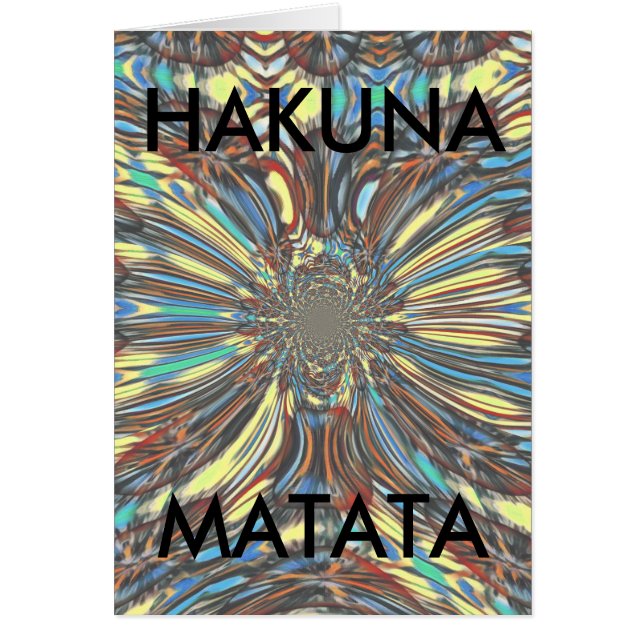 Kaleidoscope Urbain Hakuna Matata | Abstraction Vi (Devant)