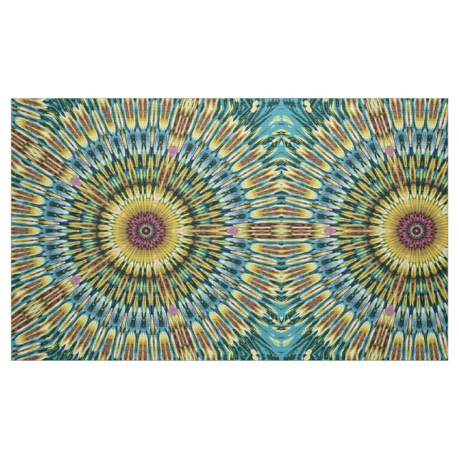 Kaleidoscope Vert Tissu d'Été (Fat Quarter)