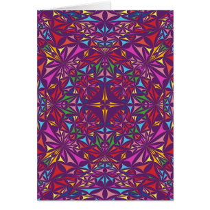 Kaleidoscope violet Motif orné