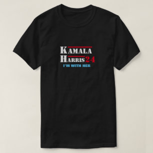 Kamala Harris 24 Je suis avec son T-shirt