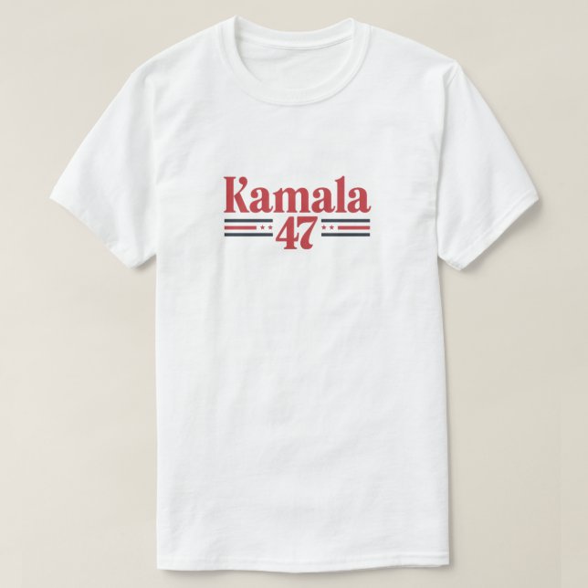 Kamala Harris 47 Président T-Shirt (Design devant)