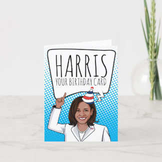 Kamala Harris Anniversaire : Harris Votre Carte An