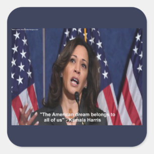 Kamala Harris & Citations Autocollants du Rêve Amé