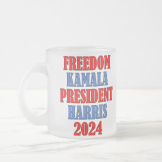 Kamala Harris Frosted Mug 2024