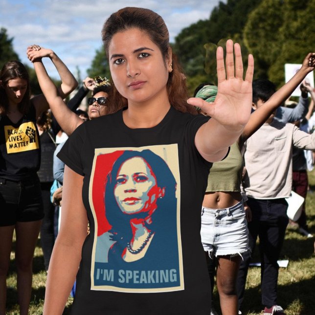 Kamala Harris Je PARLE T-shirt (Créateur téléchargé)