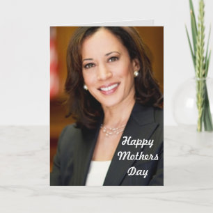 KAMALA HARRIS METHERS DAY Plié Carte de voeux