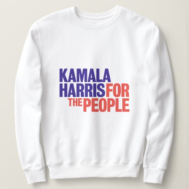 Kamala Harris pour le Sweatshirt du peuple (Design devant)