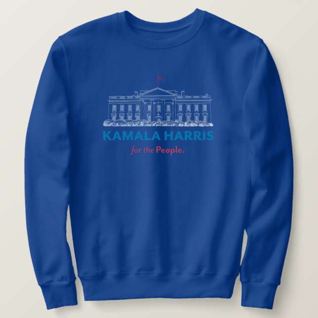 Kamala Harris pour le sweatshirt du peuple (Design devant)