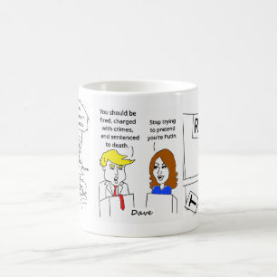 KAMALA TRUMP CARTOUAGE MUG